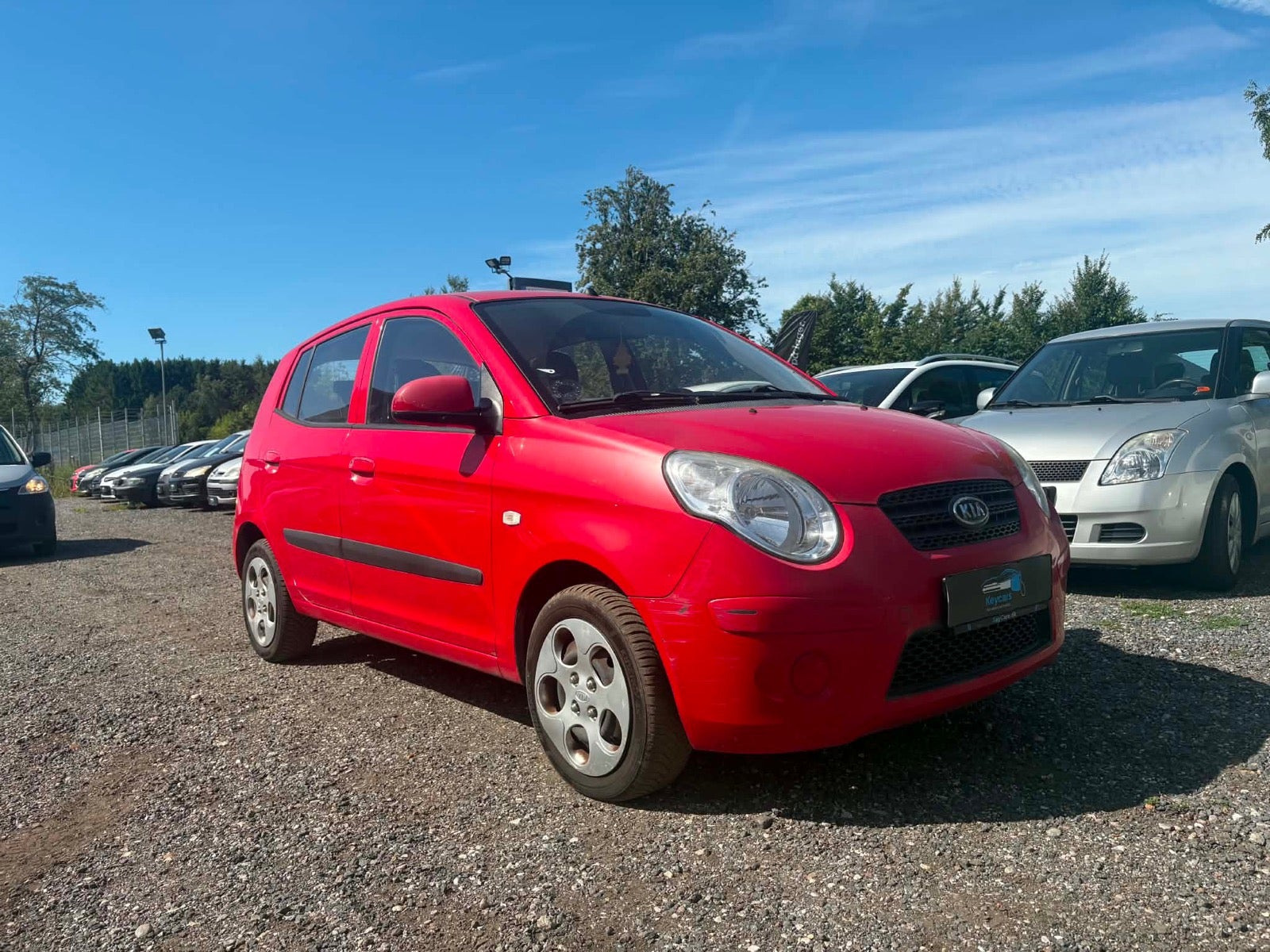 Rød Kia Picanto fra 2013