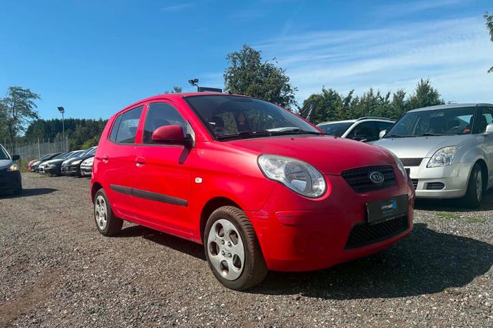 Rød Kia Picanto fra 2013