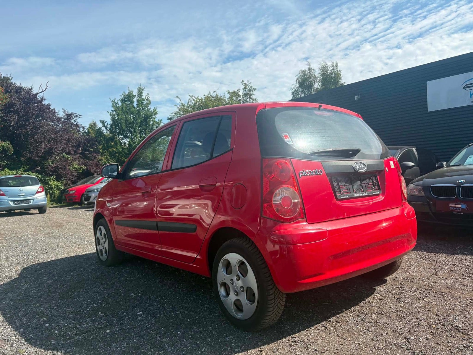 Rød Kia Picanto fra 2013