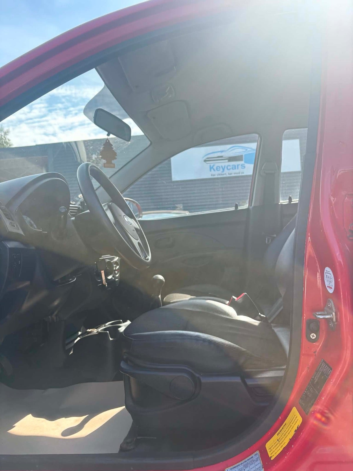 Rød Kia Picanto fra 2013