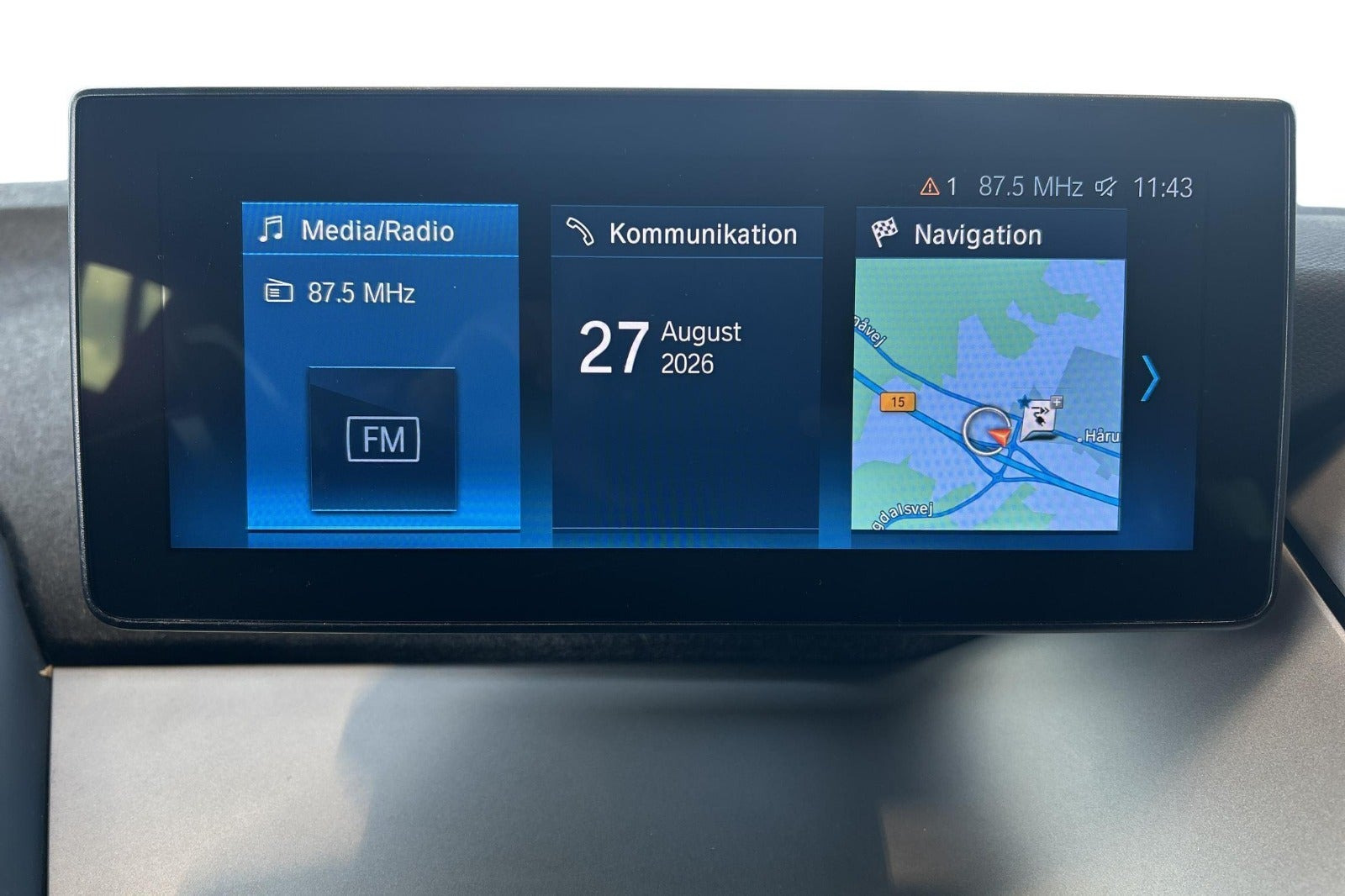 Blå BMW i3 fra 2021