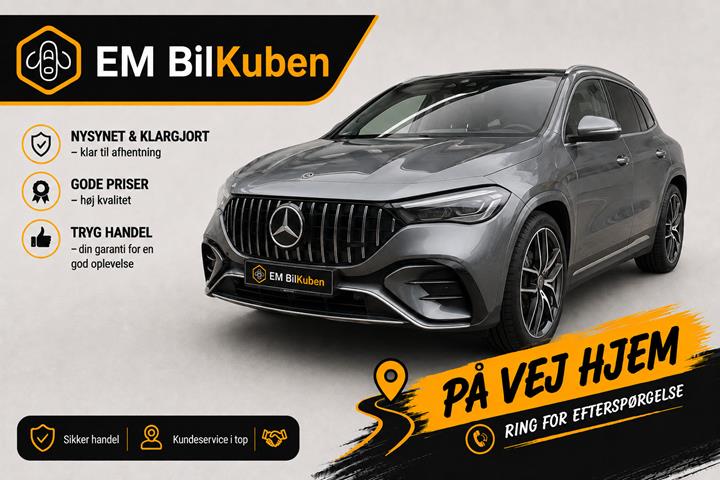 Rød Mercedes EQE43 SUV fra 2024