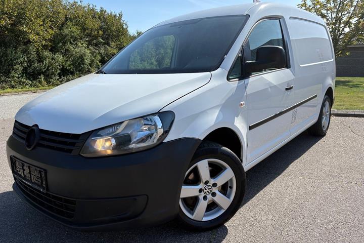 Hvid VW Caddy Maxi fra 2011