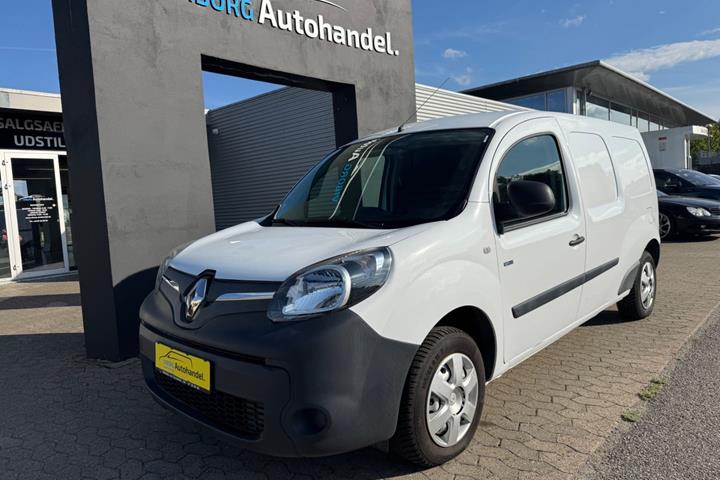 Hvid Renault Kangoo fra 2018 set udefra