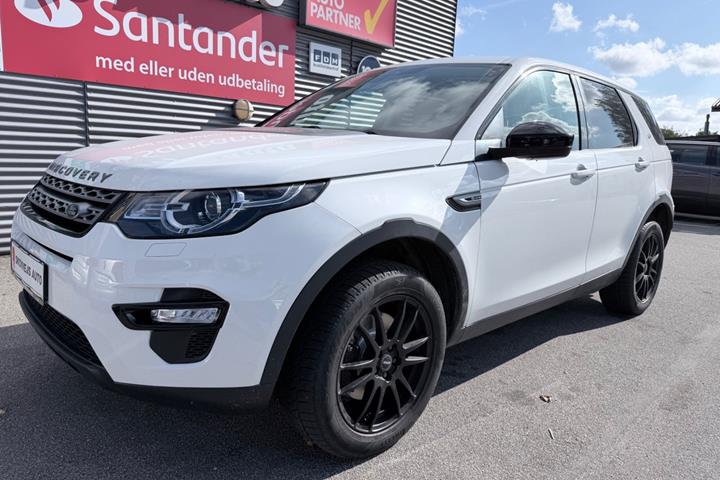 Hvid Land Rover Discovery Sport fra 2016