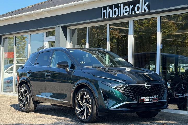 Grøn Nissan Qashqai fra 2025