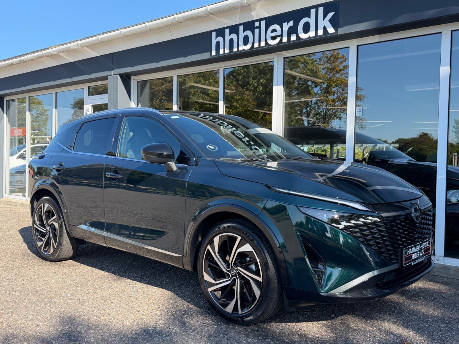 Grøn Nissan Qashqai fra 2025
