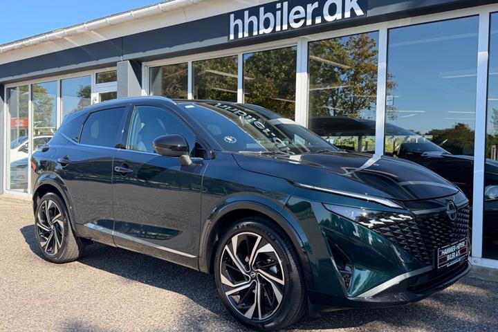 Grøn Nissan Qashqai fra 2025