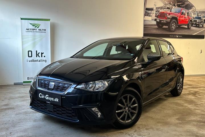 Sort Seat Ibiza fra 2018 set udefra
