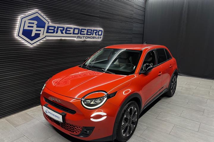 Orange Fiat 600e fra 2024