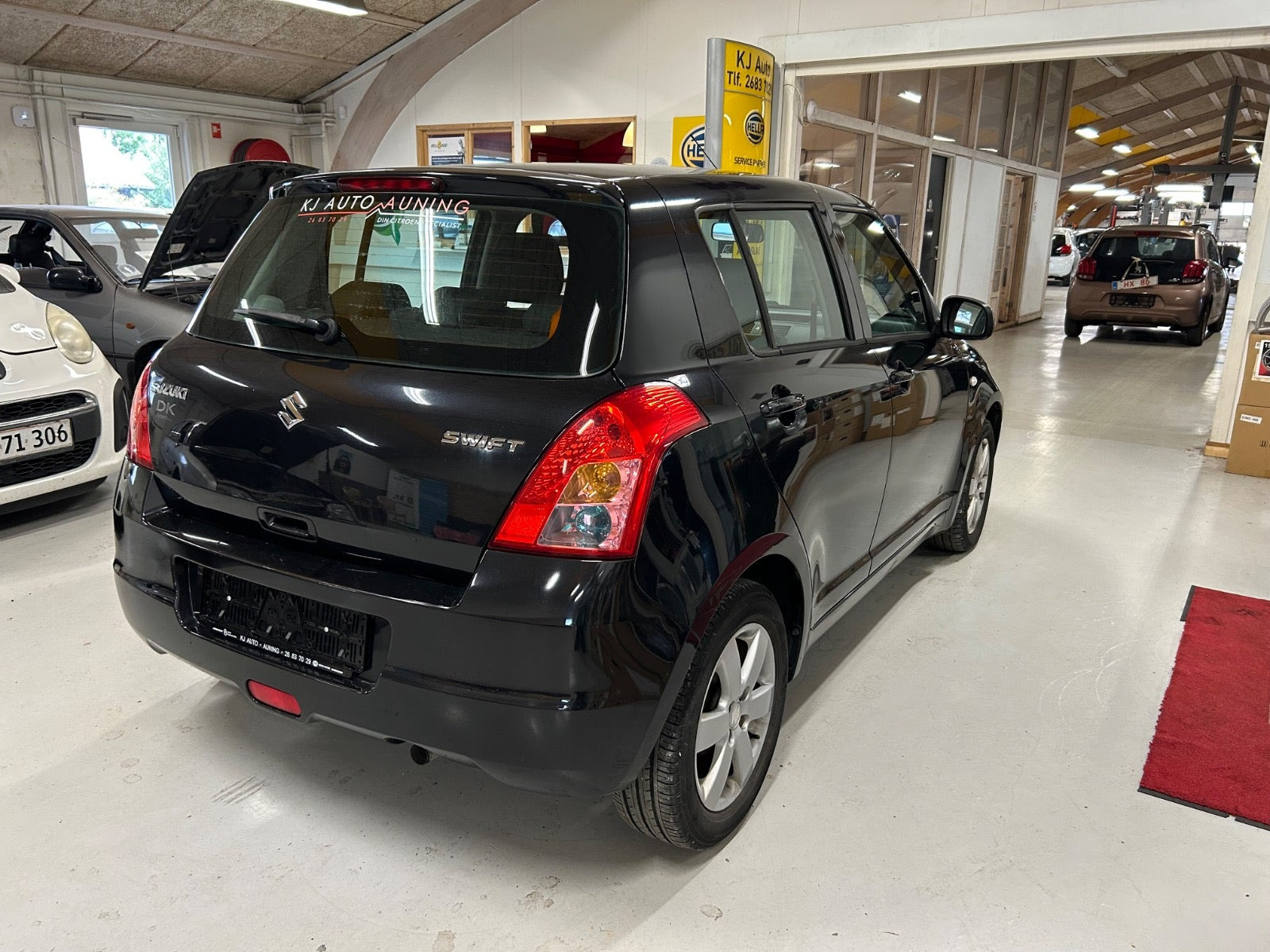Sort Suzuki Swift fra 2008