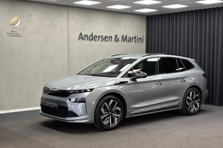 Grå Skoda Enyaq fra 2026