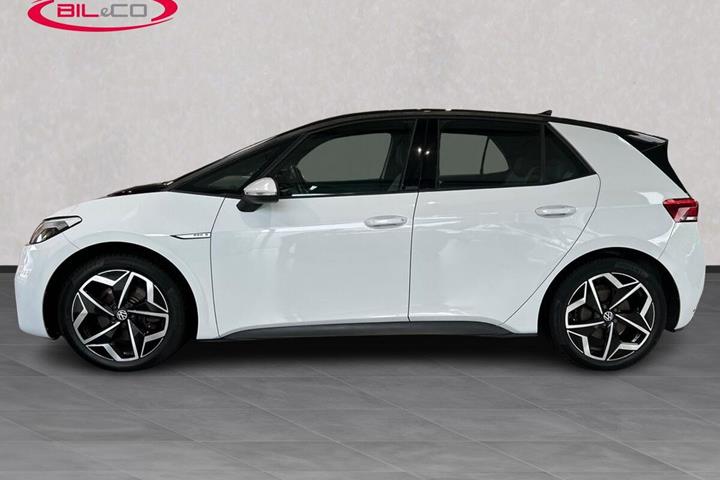 Hvid VW ID.3 fra 2022