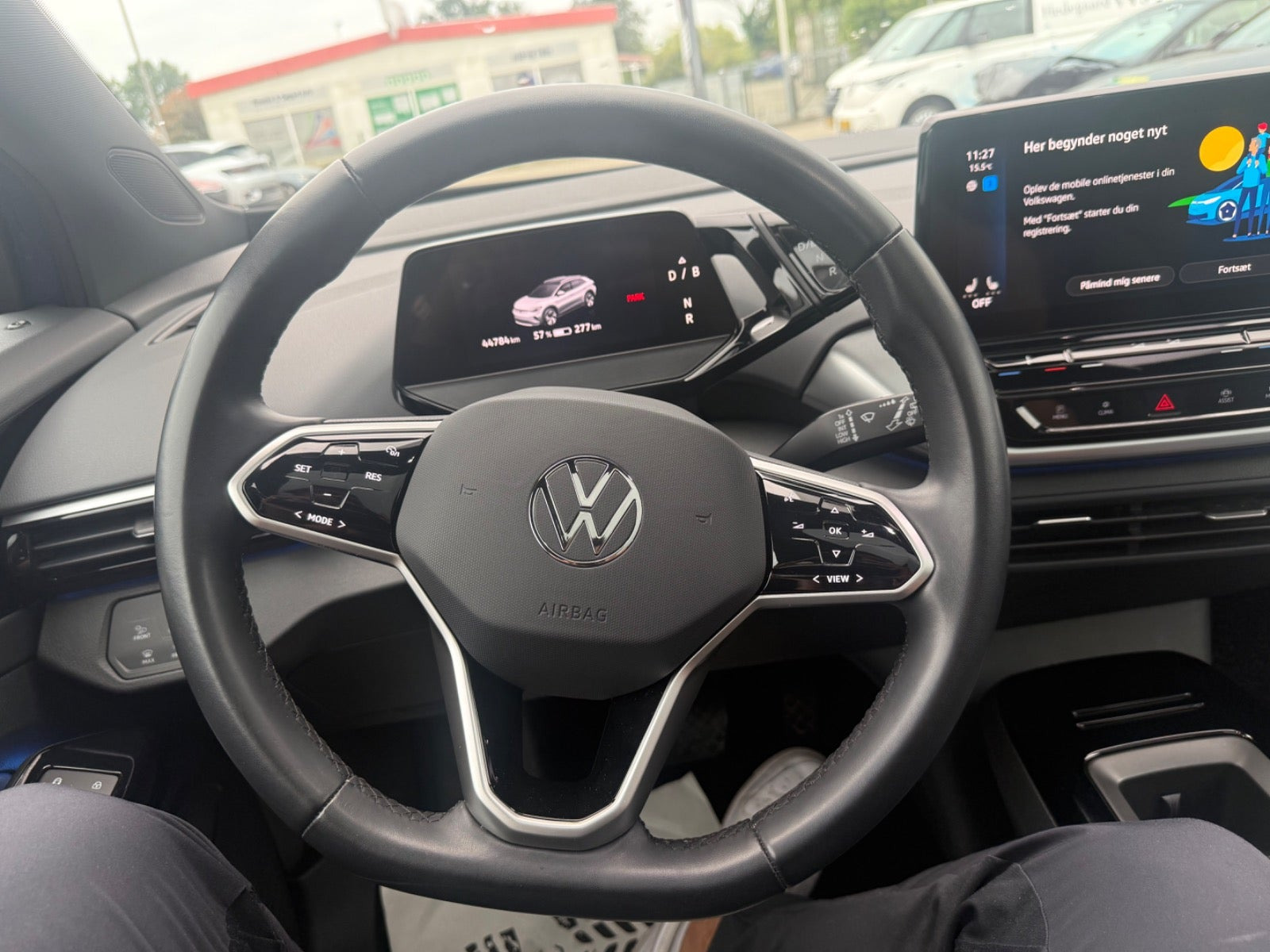 Blå VW ID.4 fra 2022