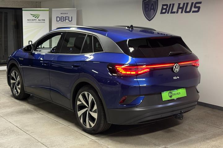 Blå VW ID.4 fra 2023