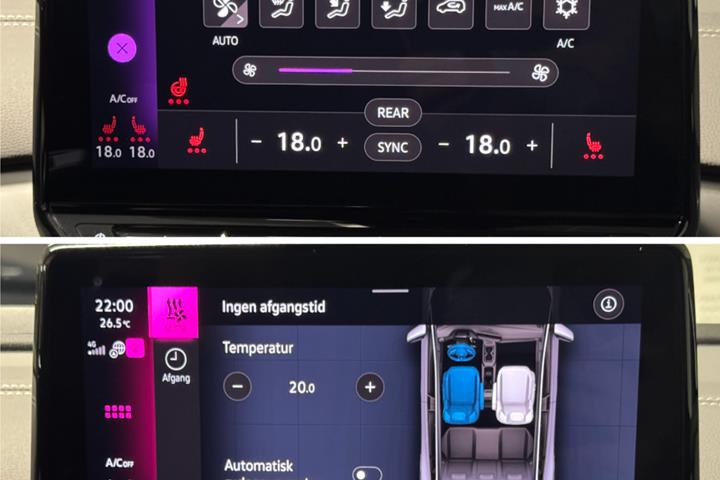 Blå VW ID.4 fra 2023