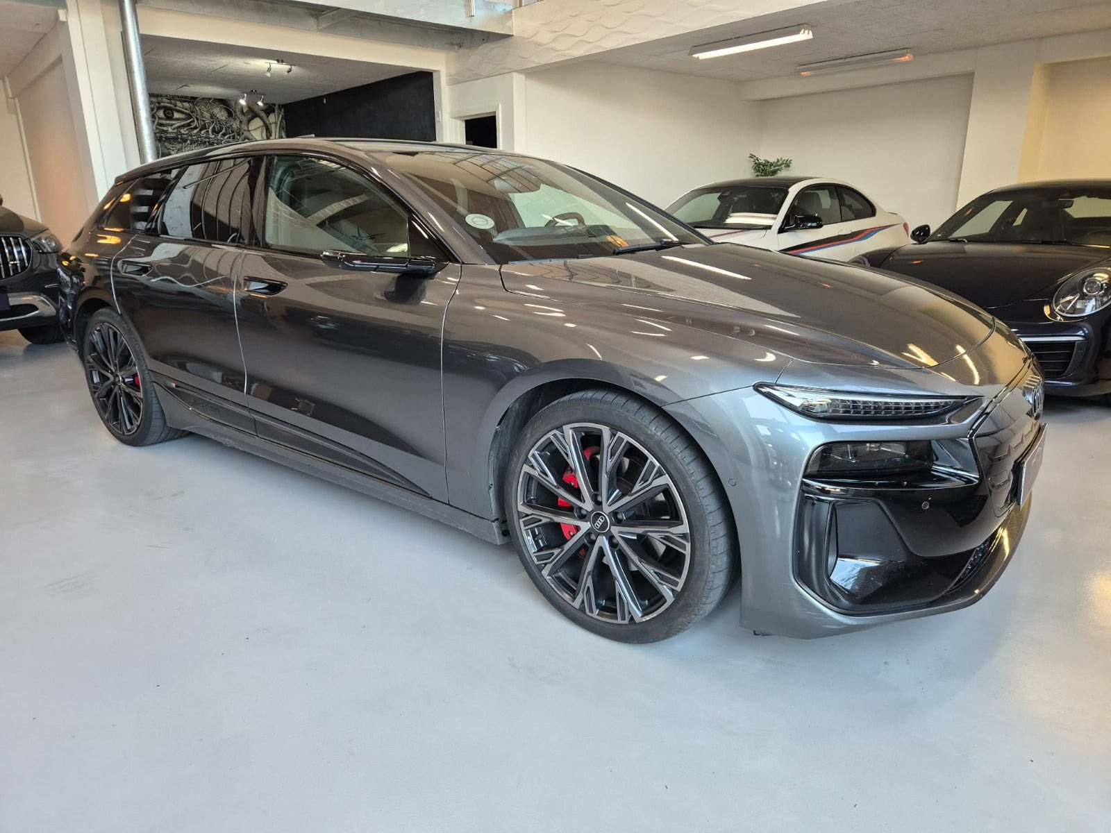 Sort Audi A6 e-tron fra 2025