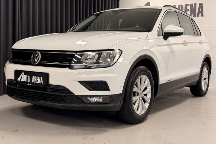 Hvid VW Tiguan fra 2018