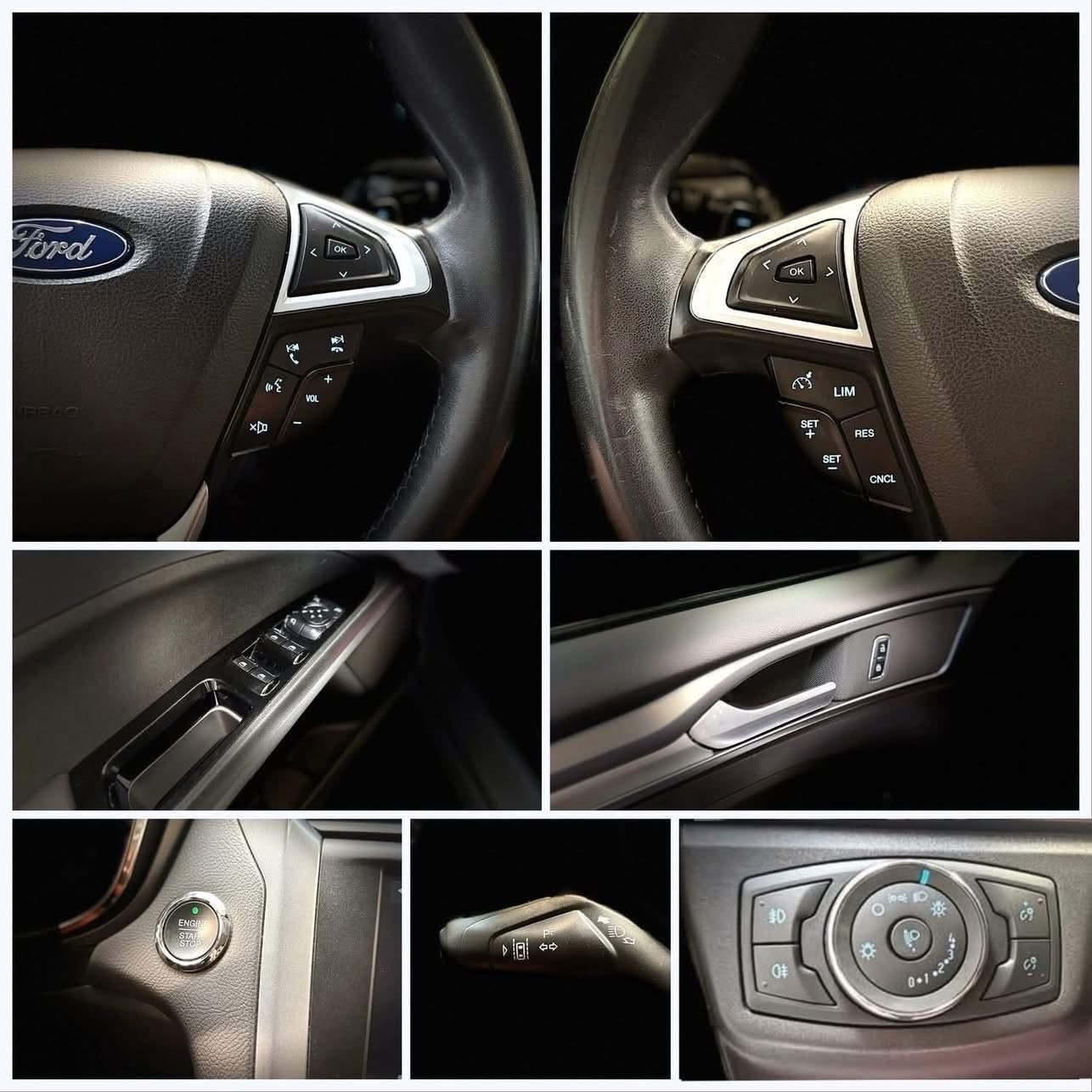 Grå Ford Mondeo fra 2017