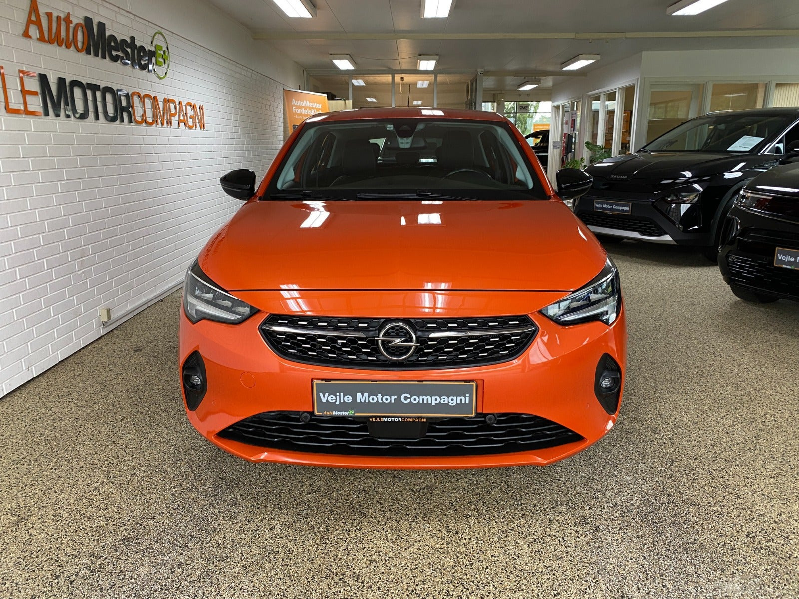 Orange Opel Corsa-e fra 2020