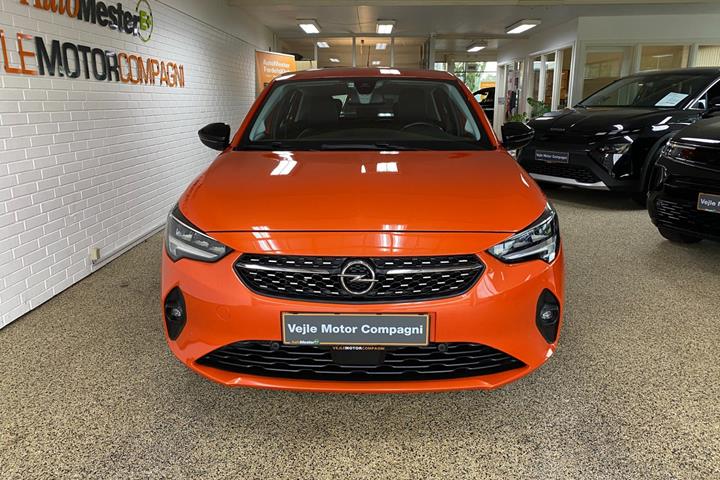 Orange Opel Corsa-e fra 2020
