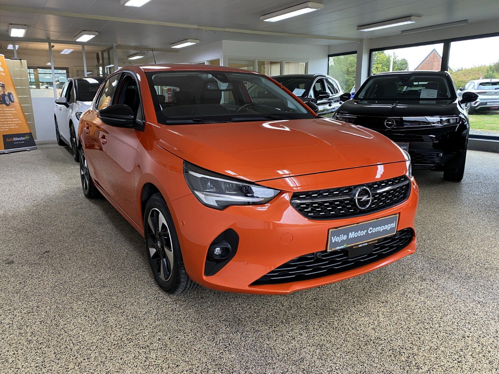 Orange Opel Corsa-e fra 2020