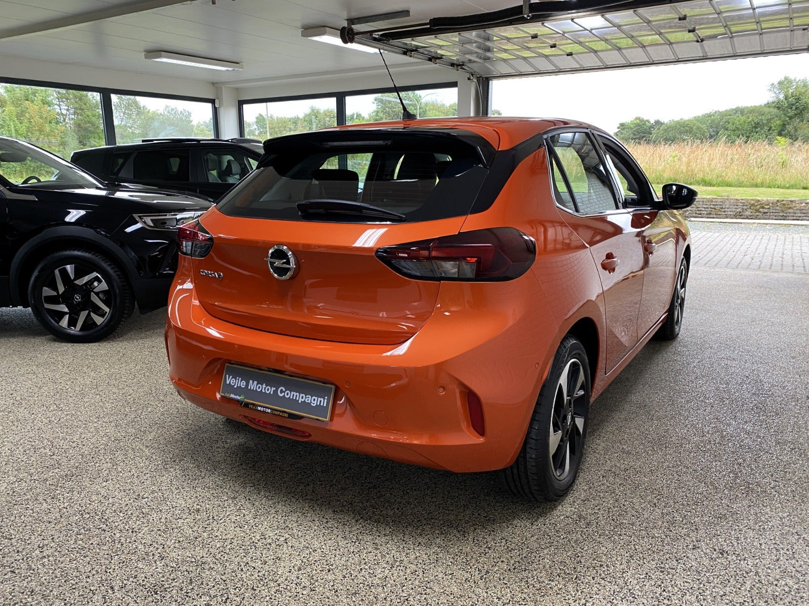 Orange Opel Corsa-e fra 2020