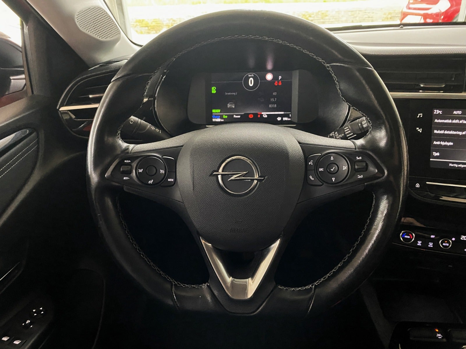 Orange Opel Corsa-e fra 2020