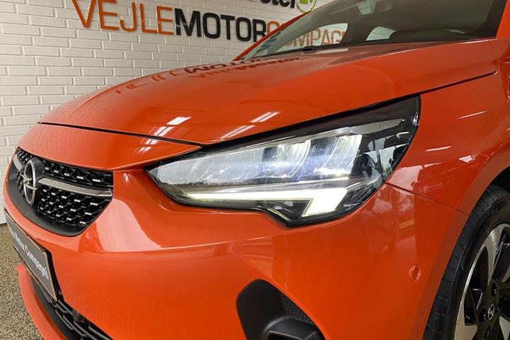 Orange Opel Corsa-e fra 2020