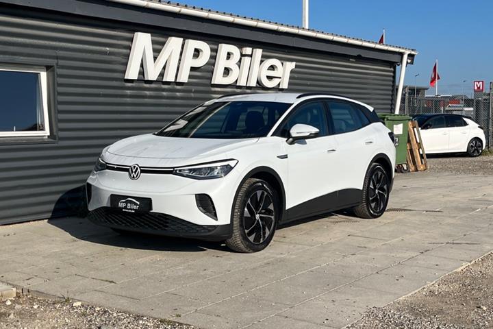 Hvid VW ID.4 fra 2022 set udefra