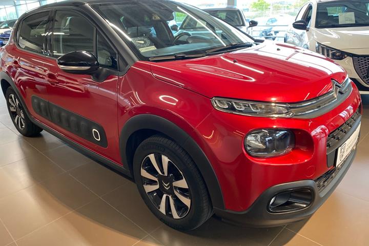 Rød Citroën C3 fra 2020