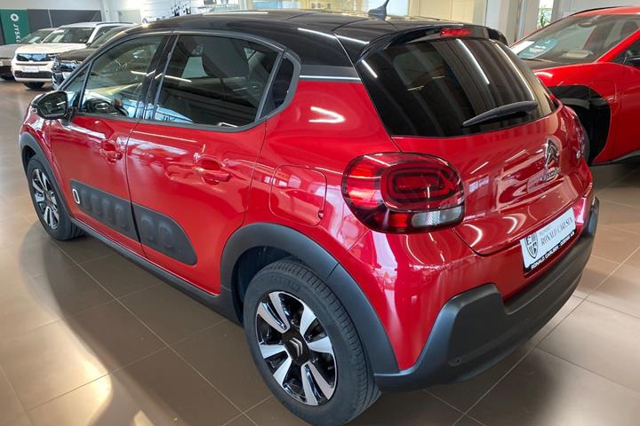 Rød Citroën C3 fra 2020