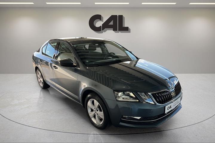 Grå Skoda Octavia fra 2019