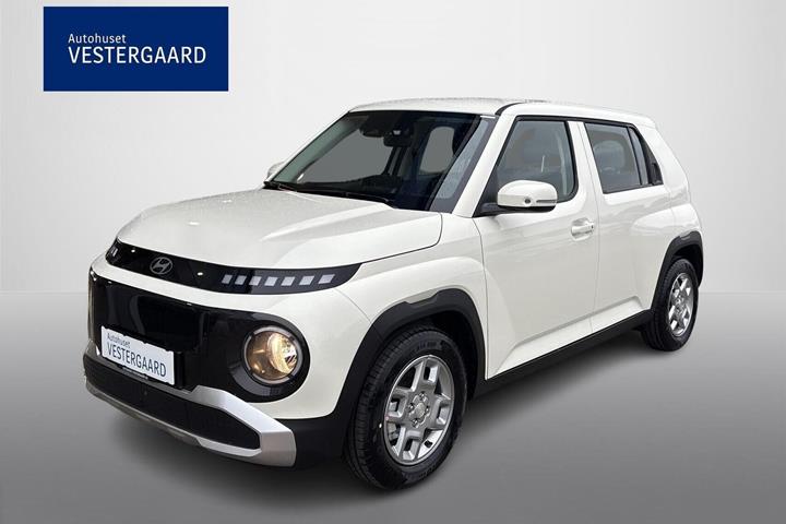 Hvid Hyundai Inster fra 2026 set udefra