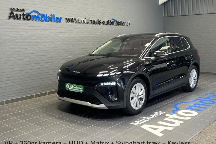 Sort Skoda Elroq fra 2025 set udefra