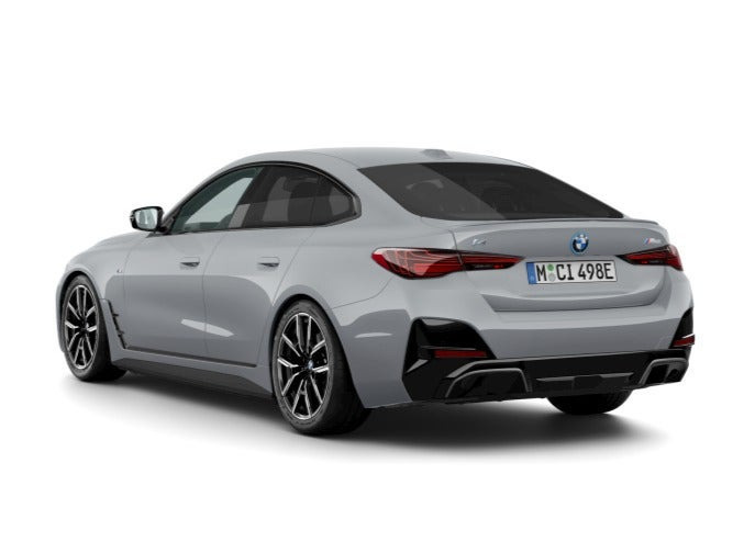 Grå BMW i4 fra 2026