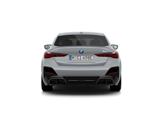 Grå BMW i4 fra 2026