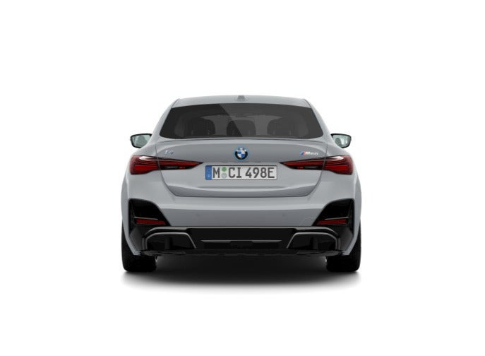 Grå BMW i4 fra 2026