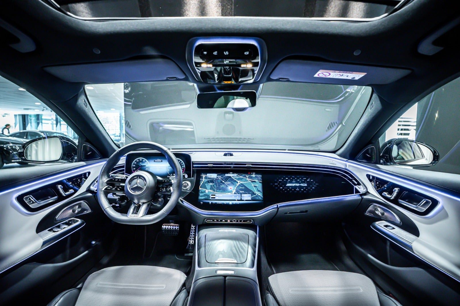 Hvid Mercedes E53 fra 2025