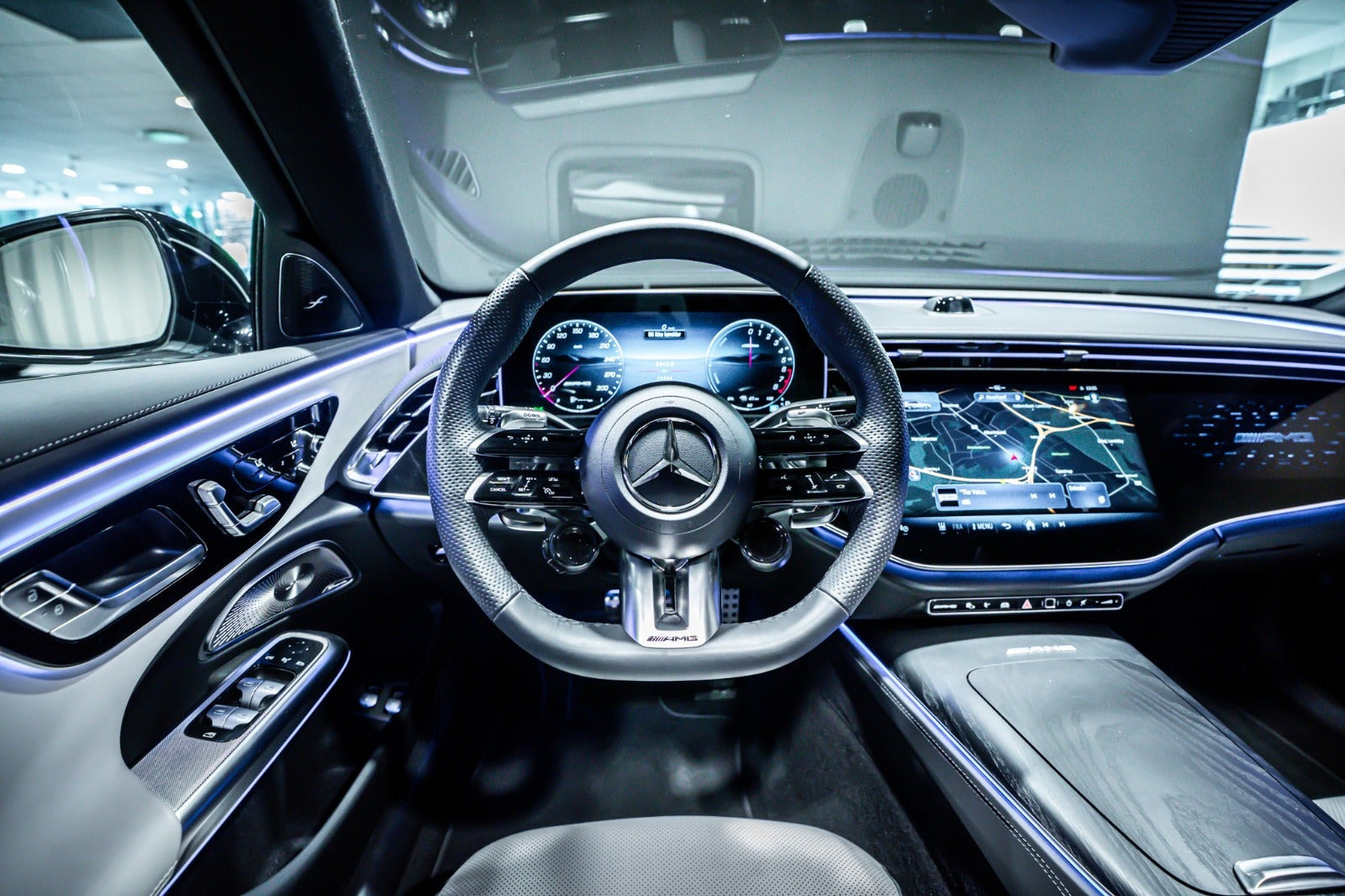 Hvid Mercedes E53 fra 2025