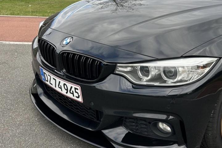 Sort BMW 4-serie fra 2016