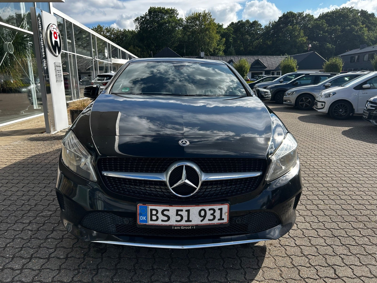 Sort Mercedes A200 d fra 2017
