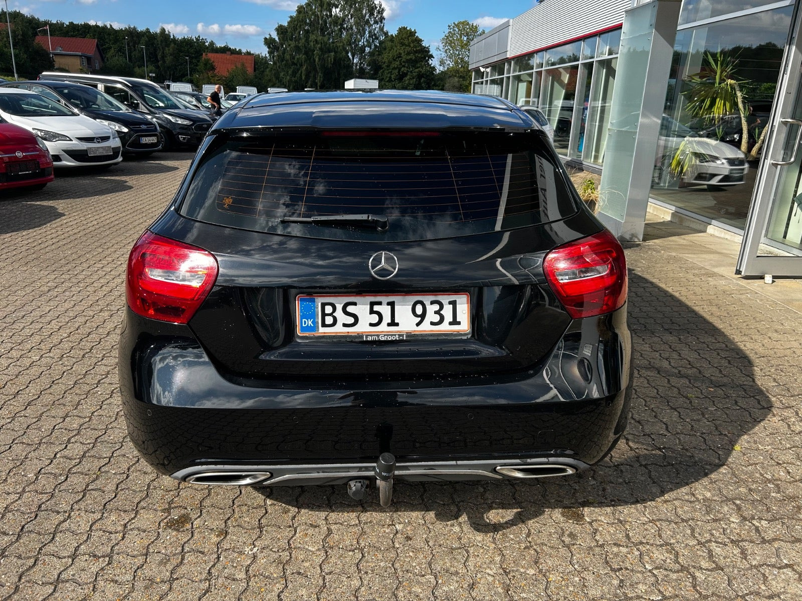 Sort Mercedes A200 d fra 2017