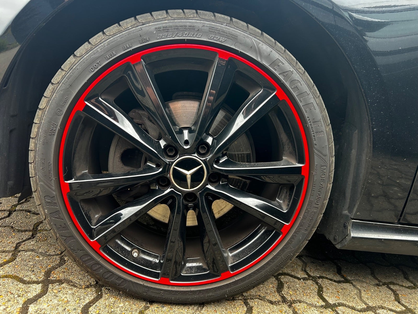 Sort Mercedes A200 d fra 2017