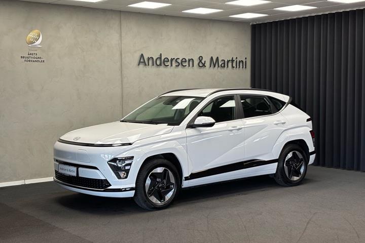 Hvid Hyundai Kona fra 2025