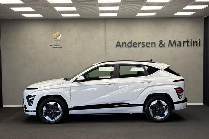 Hvid Hyundai Kona fra 2025