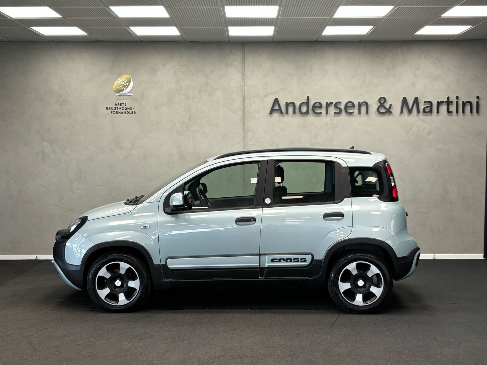 Blå Fiat Panda fra 2020