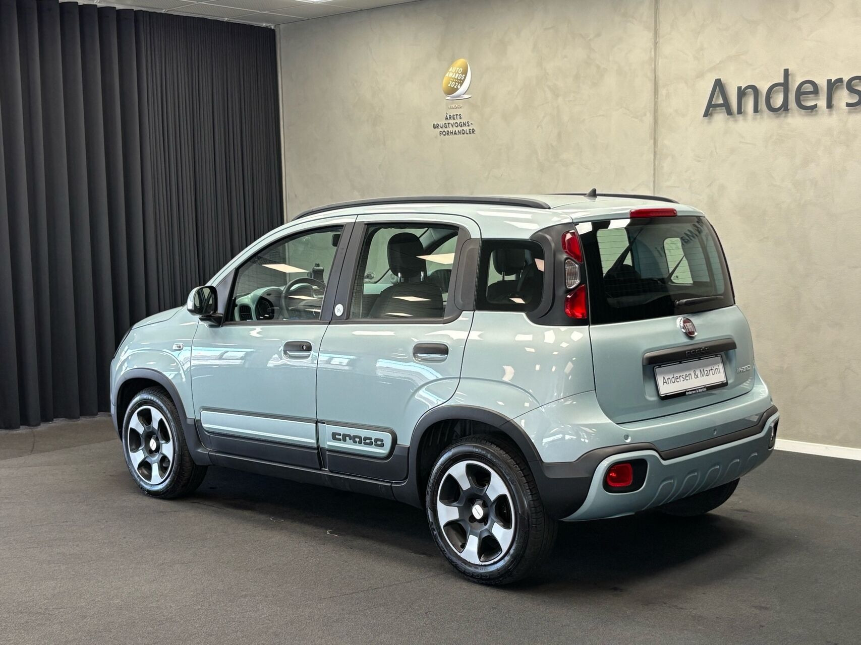 Blå Fiat Panda fra 2020
