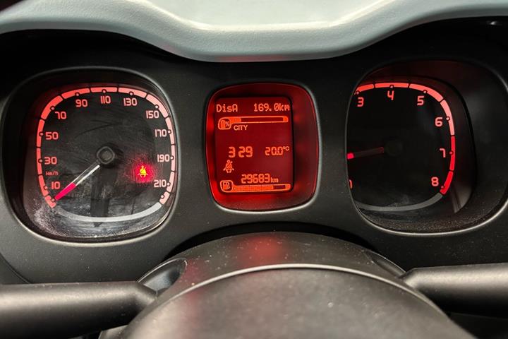 Blå Fiat Panda fra 2020