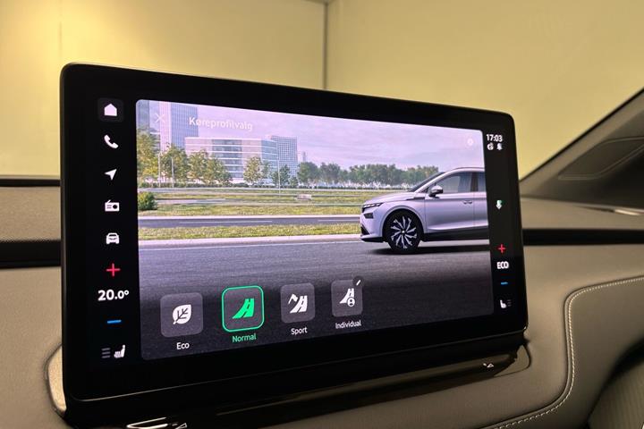 Grå Skoda Enyaq fra 2026